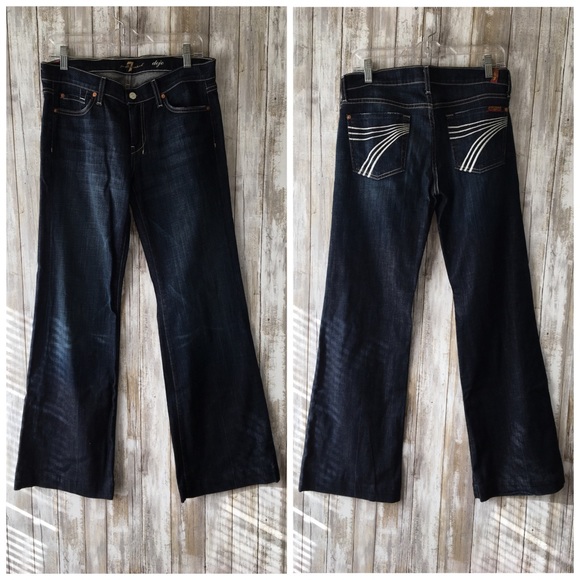 7 For All Mankind Denim - 7 For All Mankind Dark Wash DOJO Jeans